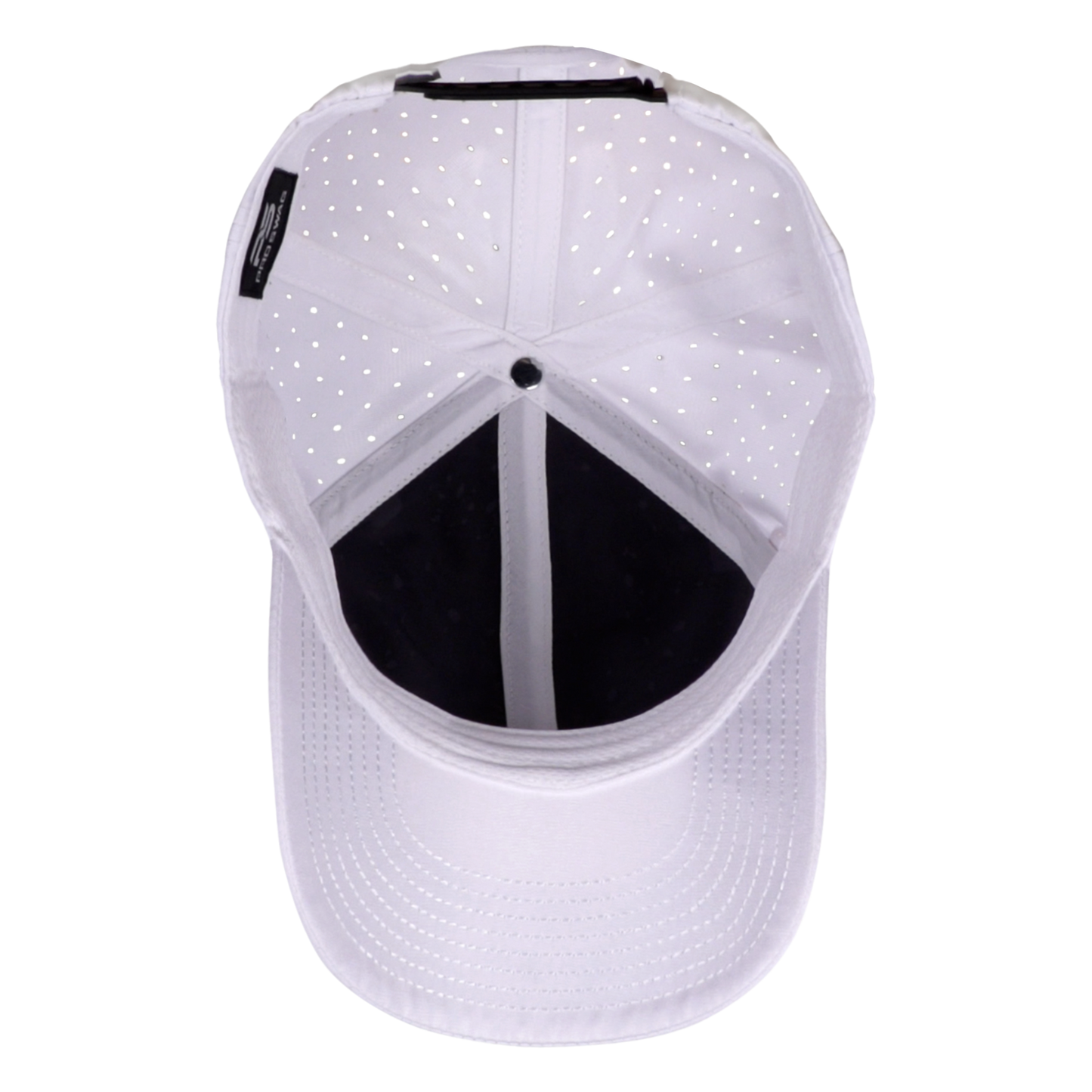 PS122 Salt White 6 Panel Classic Waterproof Golf Hat