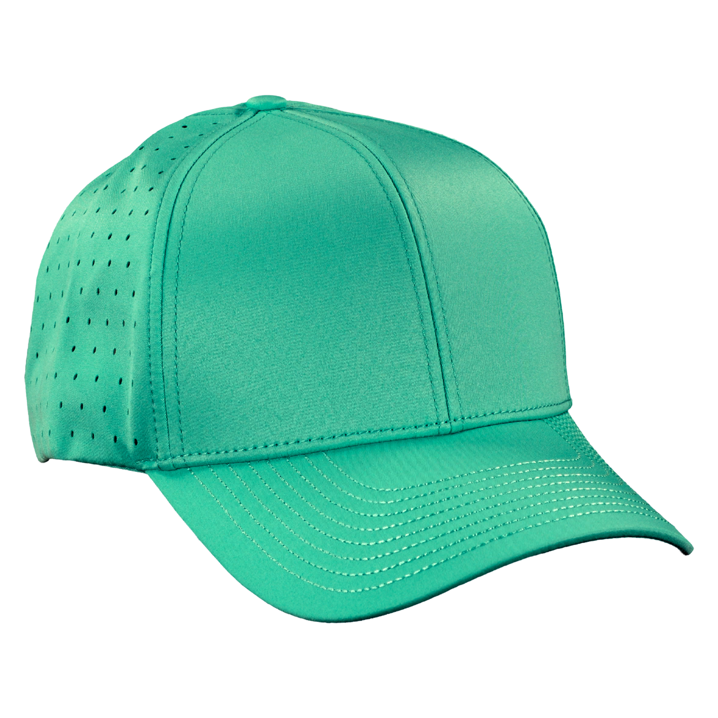 Performance Series 6-Panel Classic Waterproof Golf Hat - Seafoam Green