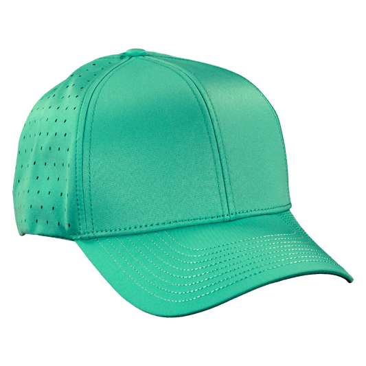 Performance Series 6-Panel Classic Waterproof Golf Hat - Seafoam Green