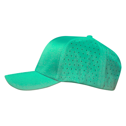 Performance Series 6-Panel Classic Waterproof Golf Hat - Seafoam Green