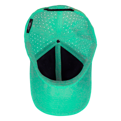 Performance Series 6-Panel Classic Waterproof Golf Hat - Seafoam Green