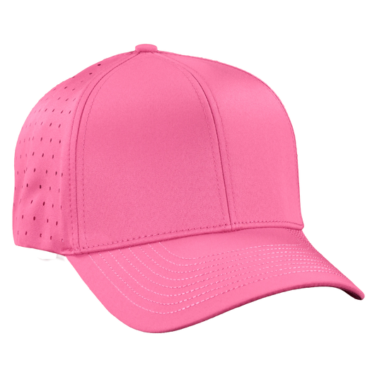 Performance Series 6-Panel Classic Waterproof Golf Hat - Taffy