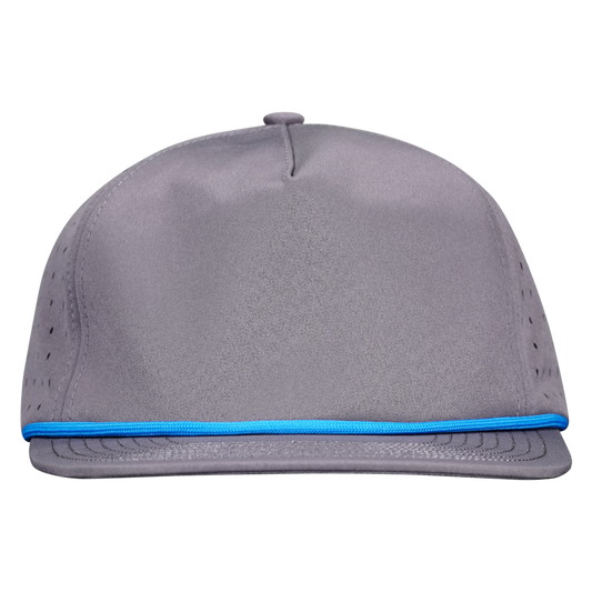PS124R Fossil (Bahama Blue Rope) 5 Panel Waterproof Non-Structured Golf Hat
