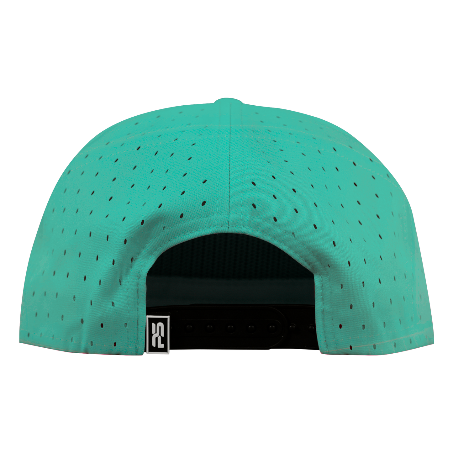 5-Panel Waterproof Non-Structured Golf Hat with Visor Rope - Gulf Green