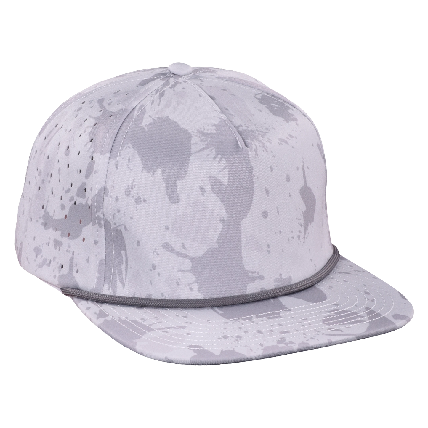 5-Panel Waterproof Non-Structured Golf Hat with Visor Rope - Origin Camo