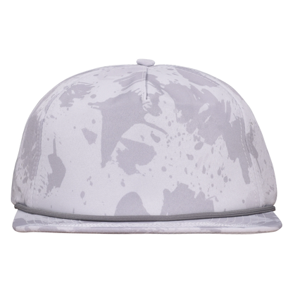 5-Panel Waterproof Non-Structured Golf Hat with Visor Rope - Origin Camo