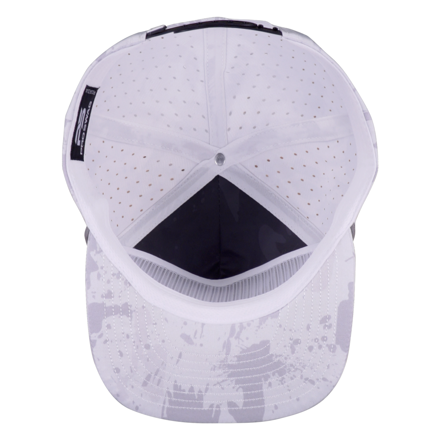 5-Panel Waterproof Non-Structured Golf Hat with Visor Rope - Origin Camo