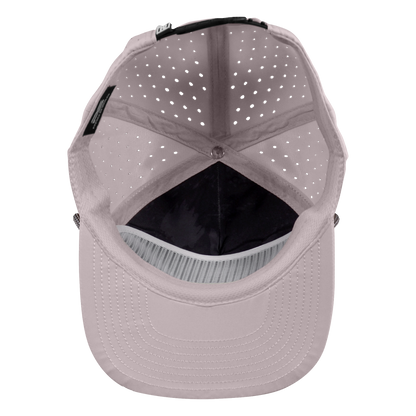 5-Panel Waterproof Non-Structured Golf Hat with Visor Rope - Padre Tan