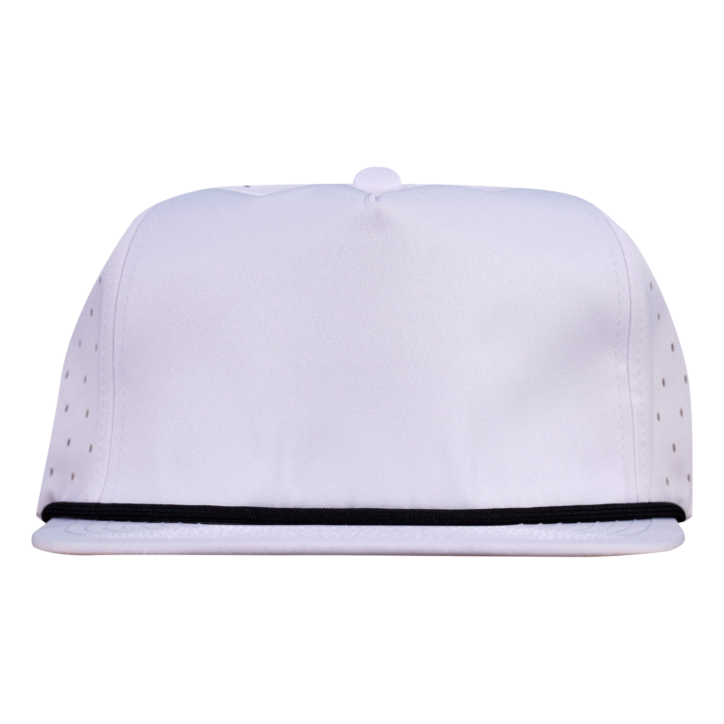 PS124R Salt White 5 Panel Waterproof Non-Structured Golf Hat