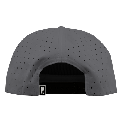 5-Panel Waterproof Non-Structured Golf Hat - Fossil Gray