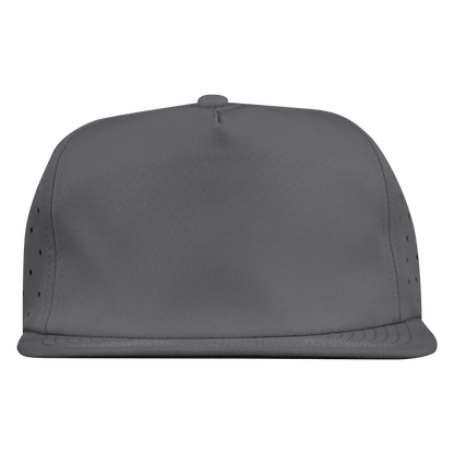 5-Panel Waterproof Non-Structured Golf Hat - Fossil Gray