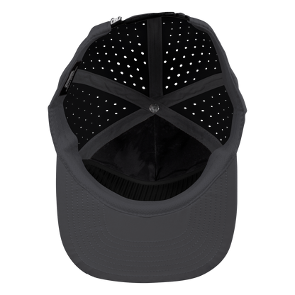 5-Panel Waterproof Non-Structured Golf Hat - Fossil Gray