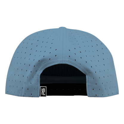 5-Panel Waterproof Non-Structured Golf Hat - Graphite Blue