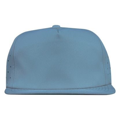 5-Panel Waterproof Non-Structured Golf Hat - Graphite Blue