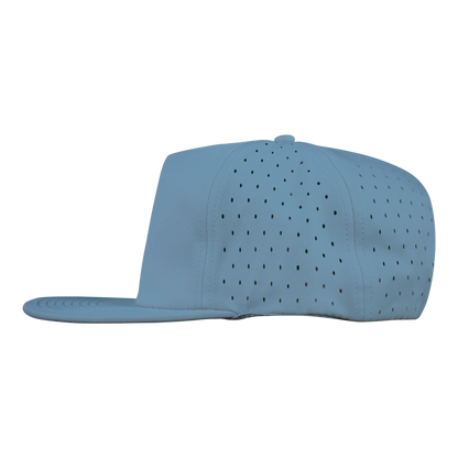 5-Panel Waterproof Non-Structured Golf Hat - Graphite Blue