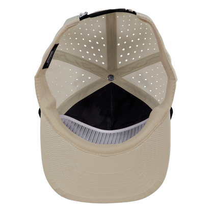 5-Panel Waterproof Non-Structured Golf Hat - Mesa Tan