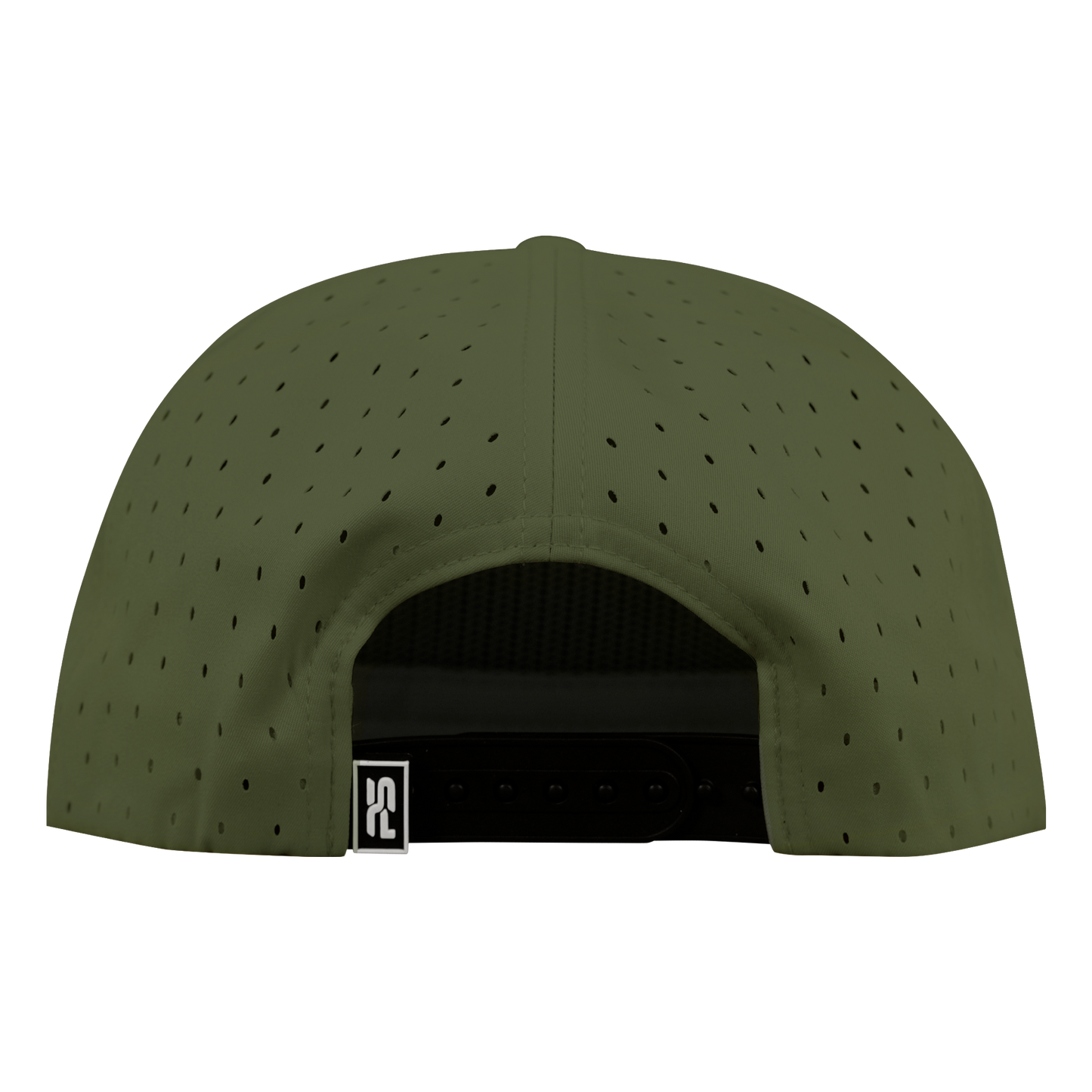 PS124 Pine Green 5 Panel Waterproof Non-Structured Golf Hat