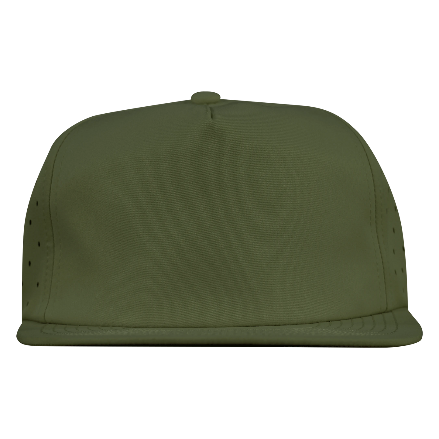 5-Panel Waterproof Non-Structured Golf Hat - Pine Green