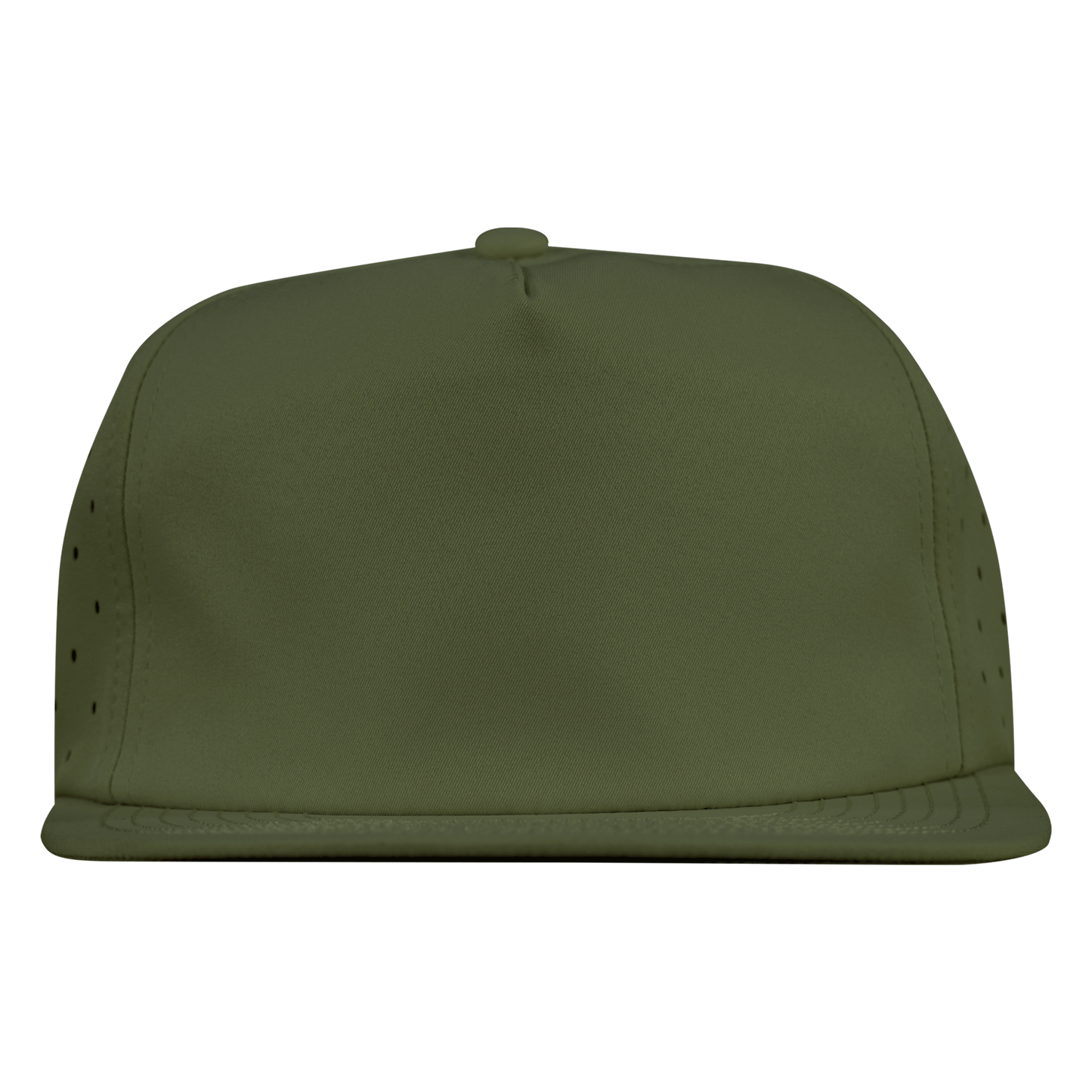 PS124 Pine Green 5 Panel Waterproof Non-Structured Golf Hat