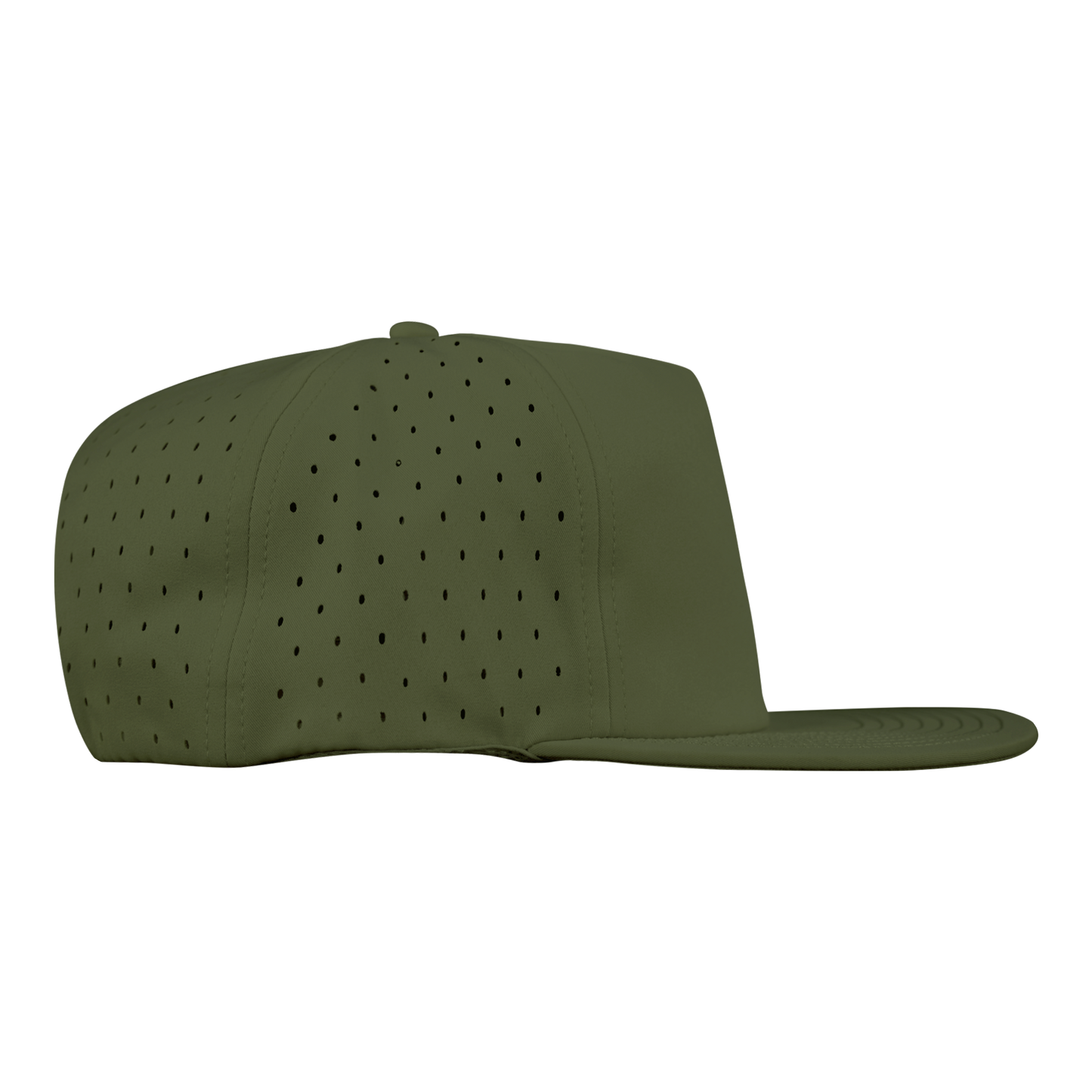 5-Panel Waterproof Non-Structured Golf Hat - Pine Green