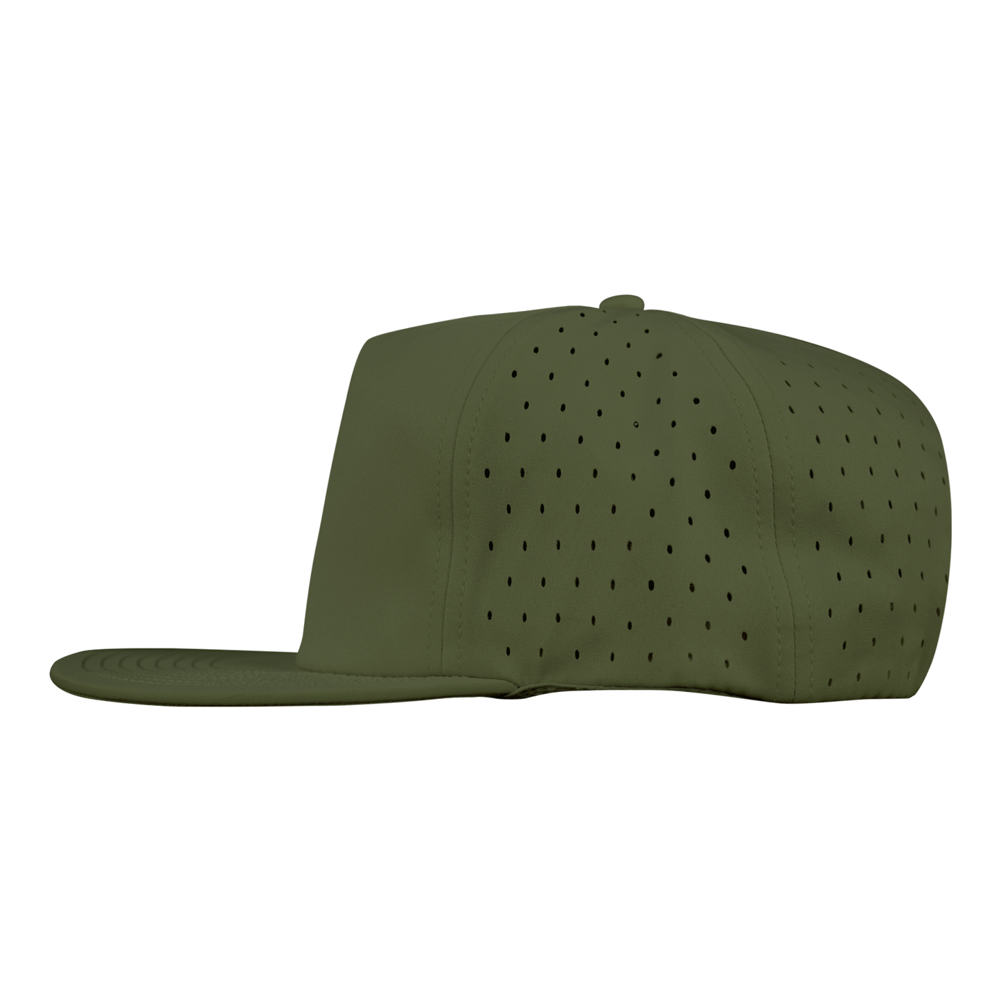PS124 Pine Green 5 Panel Waterproof Non-Structured Golf Hat