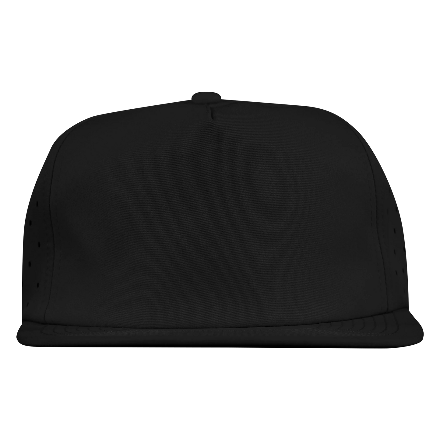 5-Panel Waterproof Non-Structured Golf Hat - Sable Black