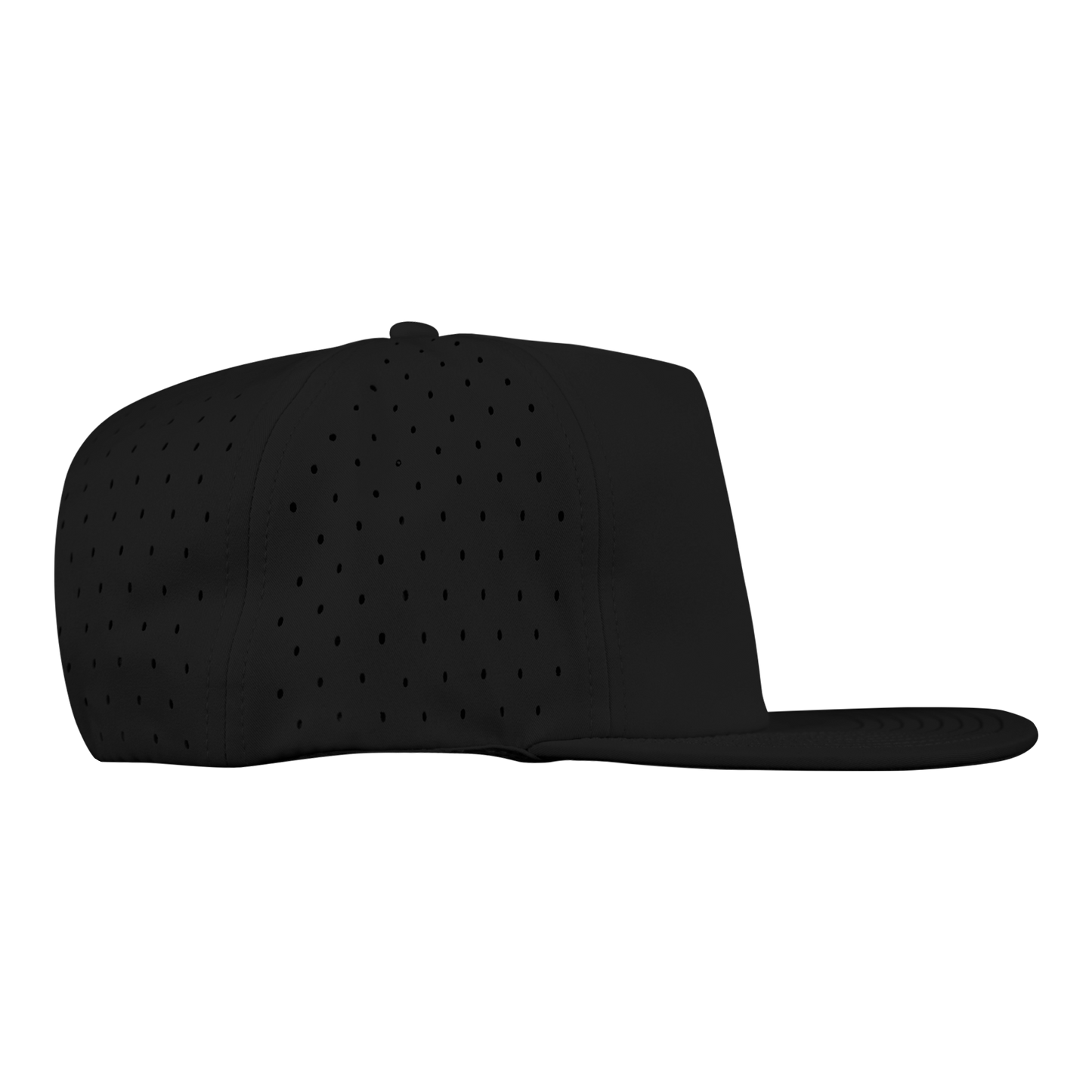 5-Panel Waterproof Non-Structured Golf Hat - Sable Black
