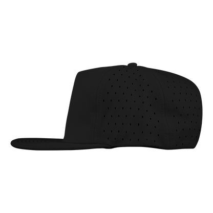 5-Panel Waterproof Non-Structured Golf Hat - Sable Black