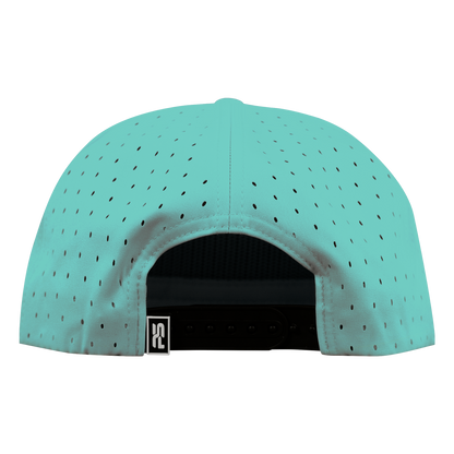 5-Panel Waterproof Non-Structured Golf Hat - Seafoam Green