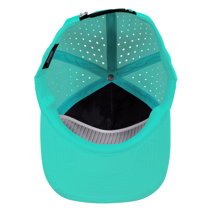 5-Panel Waterproof Non-Structured Golf Hat - Seafoam Green