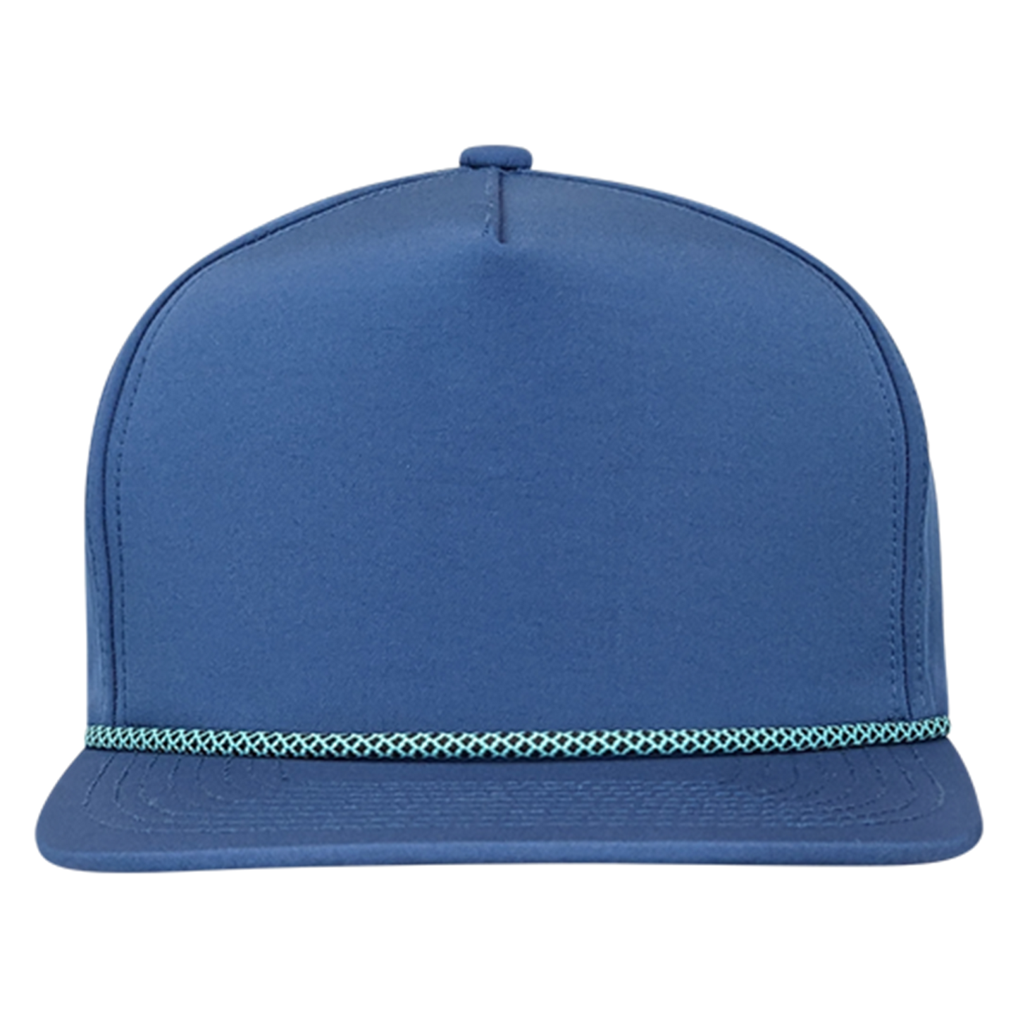 PS140 5-Panel Visor Rope Golf Hat - Pelagic Blue