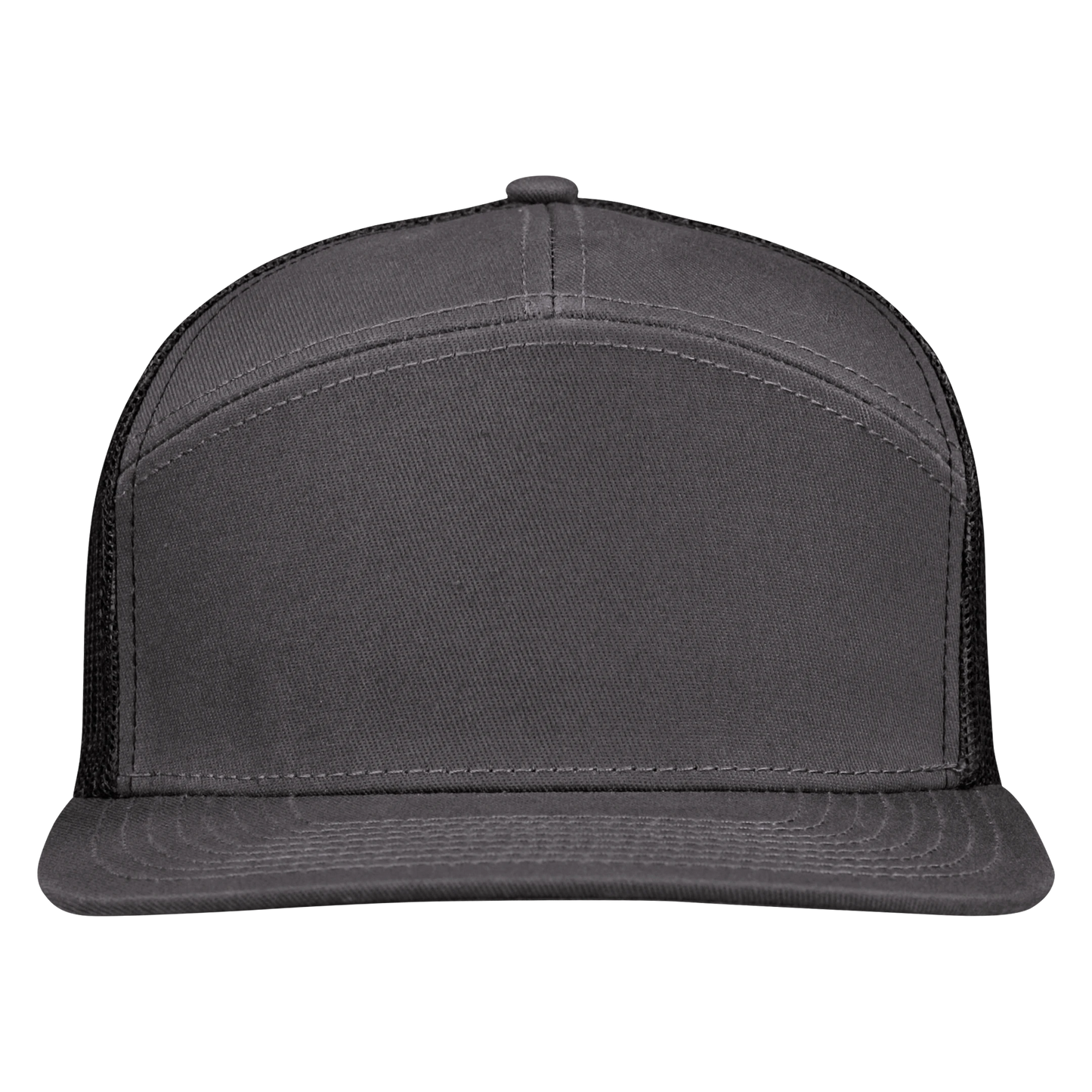 *Limited Stock* High-Profile 7-Panel Hat - Fossil Gray