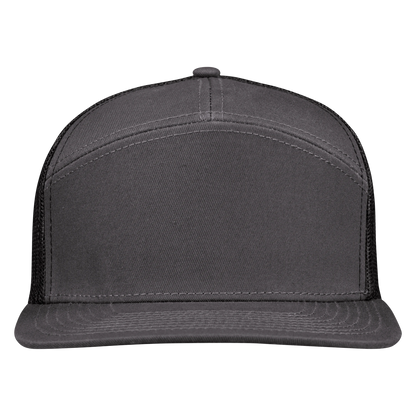 *Limited Stock* High-Profile 7-Panel Hat - Fossil Gray