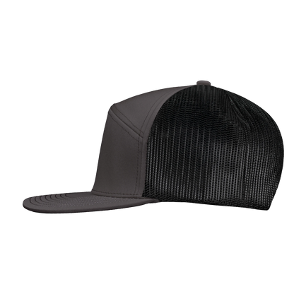 *Limited Stock* High-Profile 7-Panel Hat - Fossil Gray