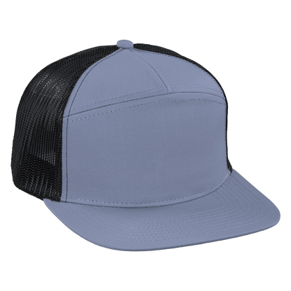 *Limited Stock* High-Profile 7-Panel Hat - Graphite Blue
