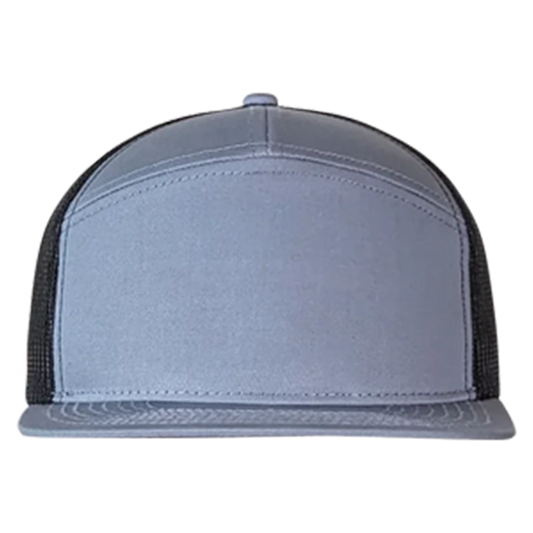 PS168 High-Profile 7-Panel Hat - Graphite Blue