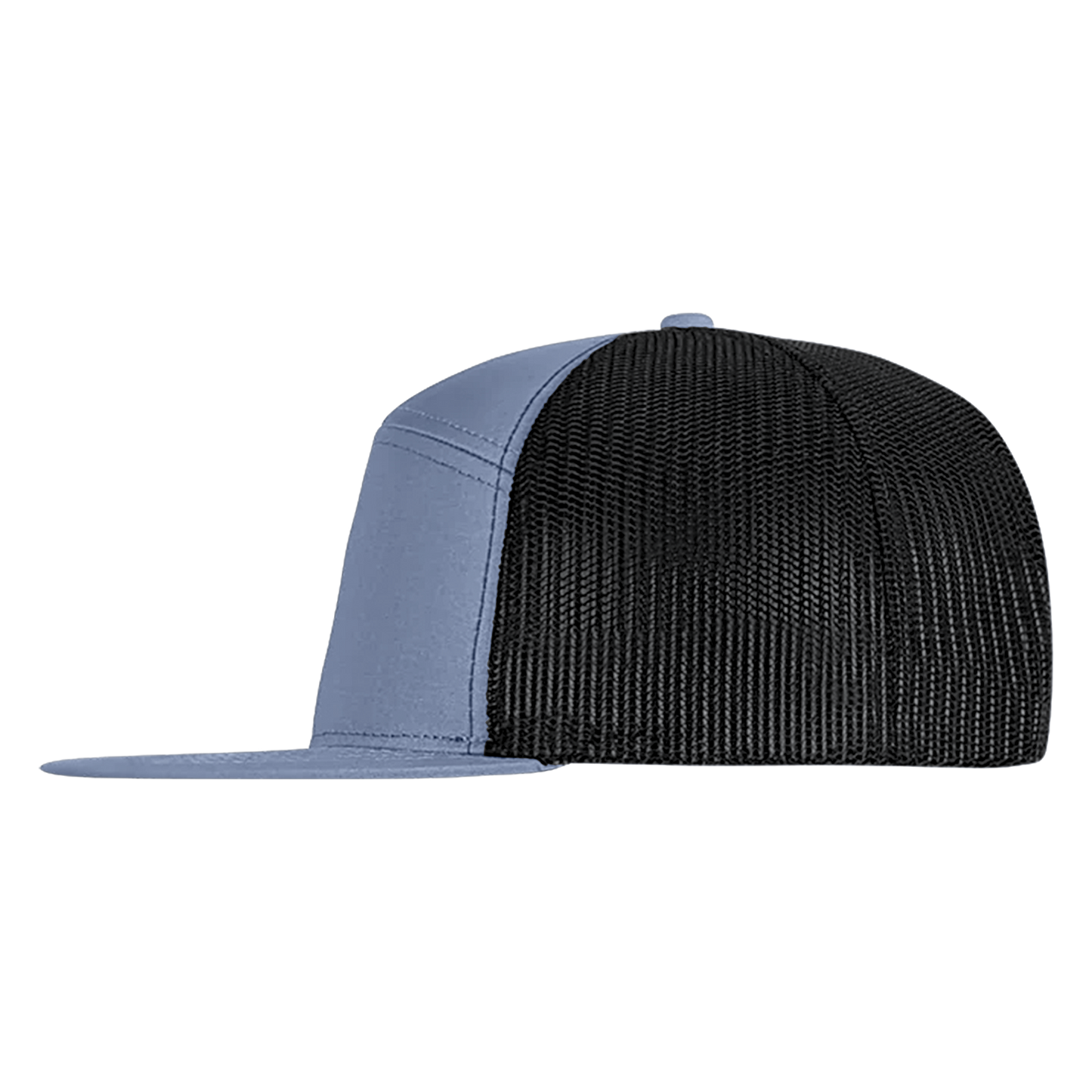 *Limited Stock* High-Profile 7-Panel Hat - Graphite Blue