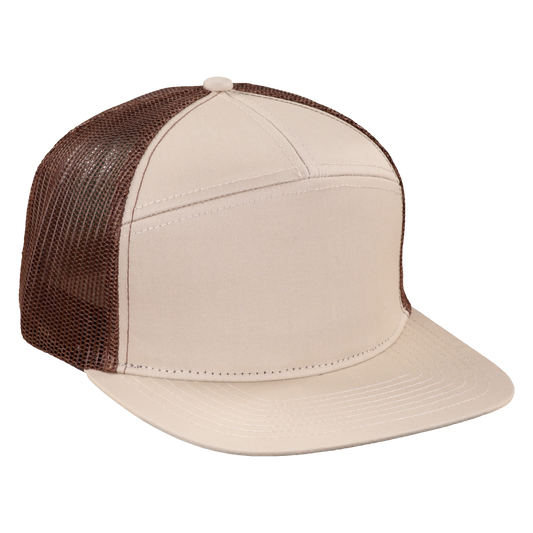 *Limited Stock* High-Profile 7-Panel Hat - Padre Tan