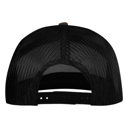 *Limited Stock* High-Profile 7-Panel Hat with Visor Rope - Foliage Brown