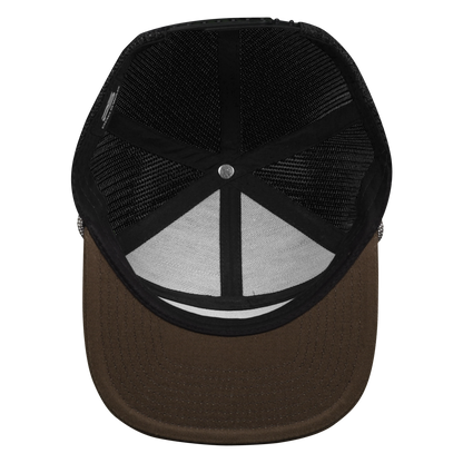 *Limited Stock* High-Profile 7-Panel Hat with Visor Rope - Foliage Brown