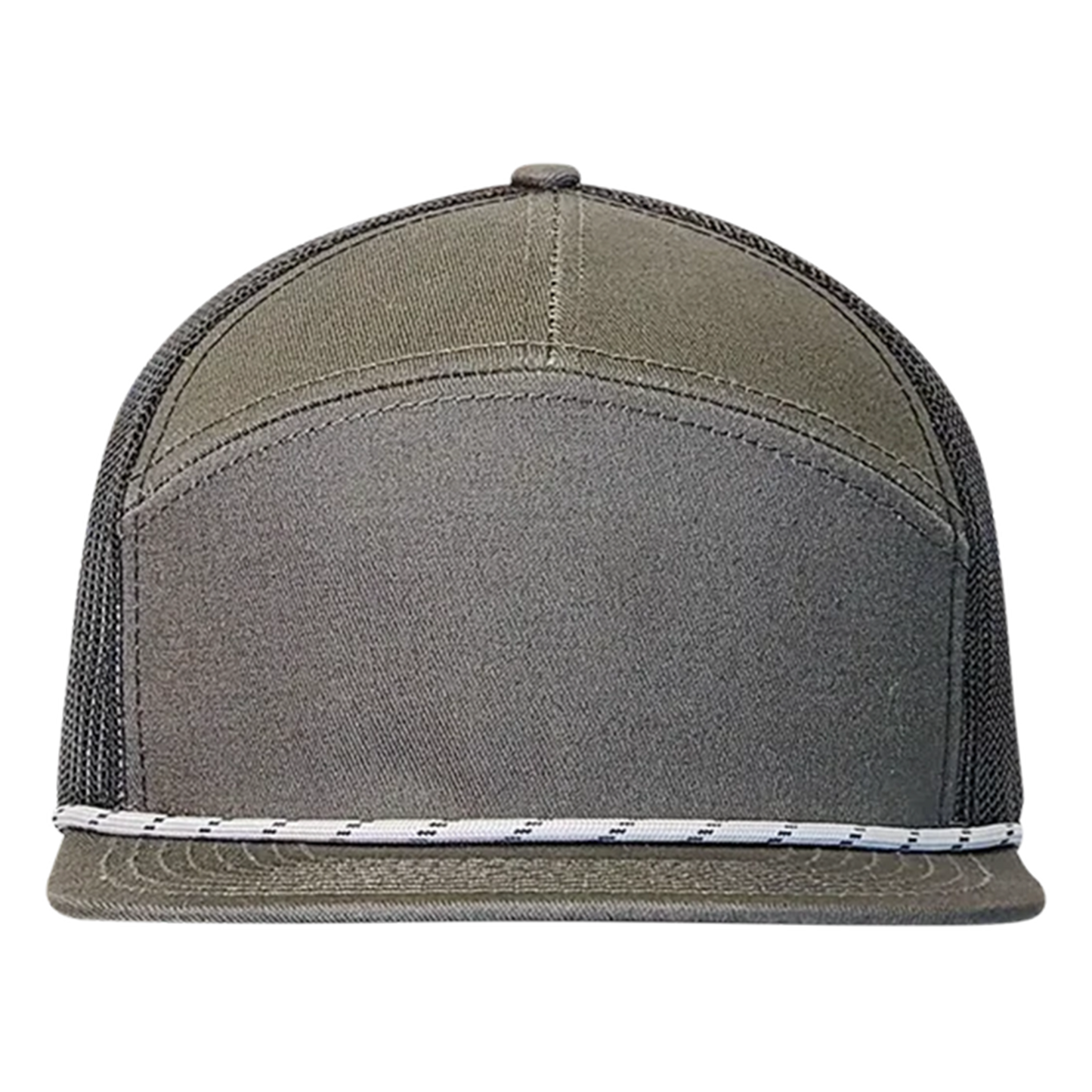 PS169 7-Panel Visor Rope Hat - Fossil Gray