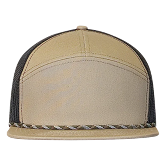 PS169 7-Panel Visor Rope Hat - Mesa Tan