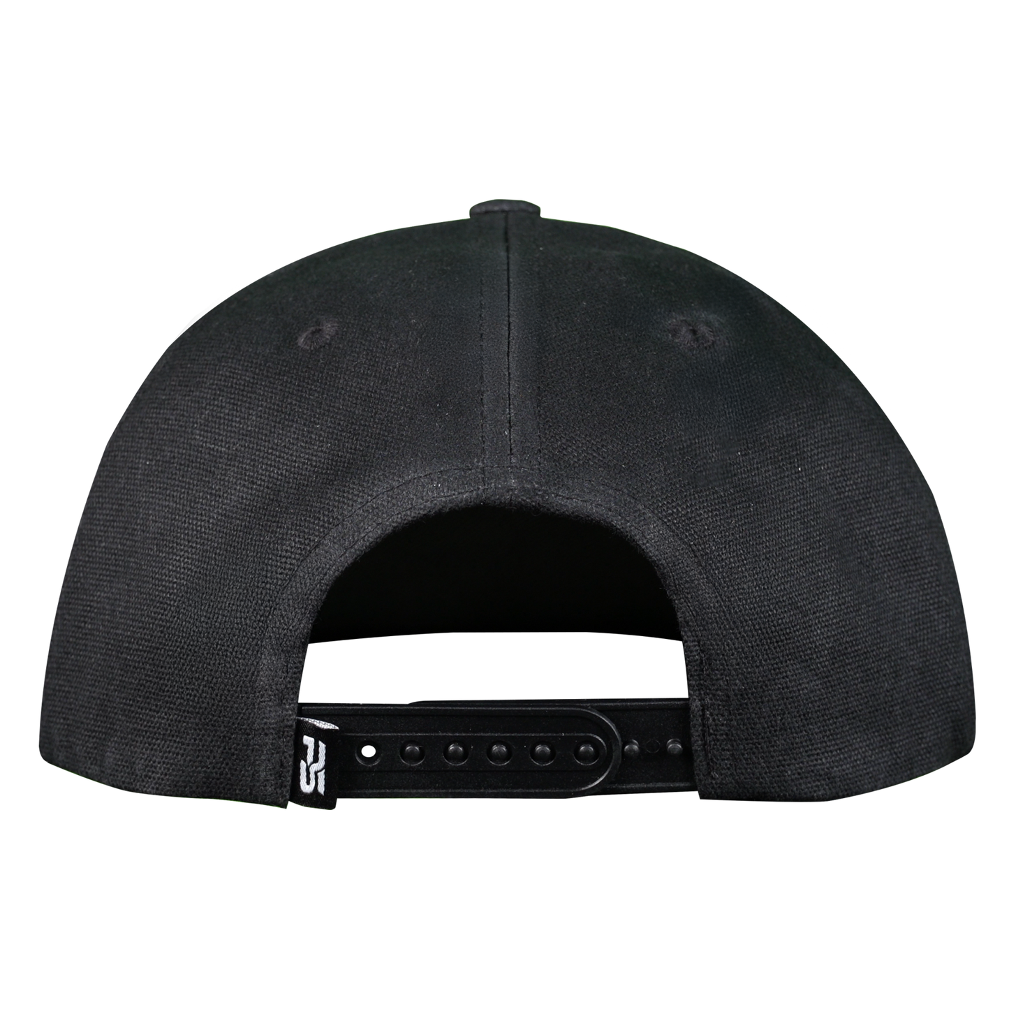Premium Wax Canvas 7-Panel Hat - Sable Black
