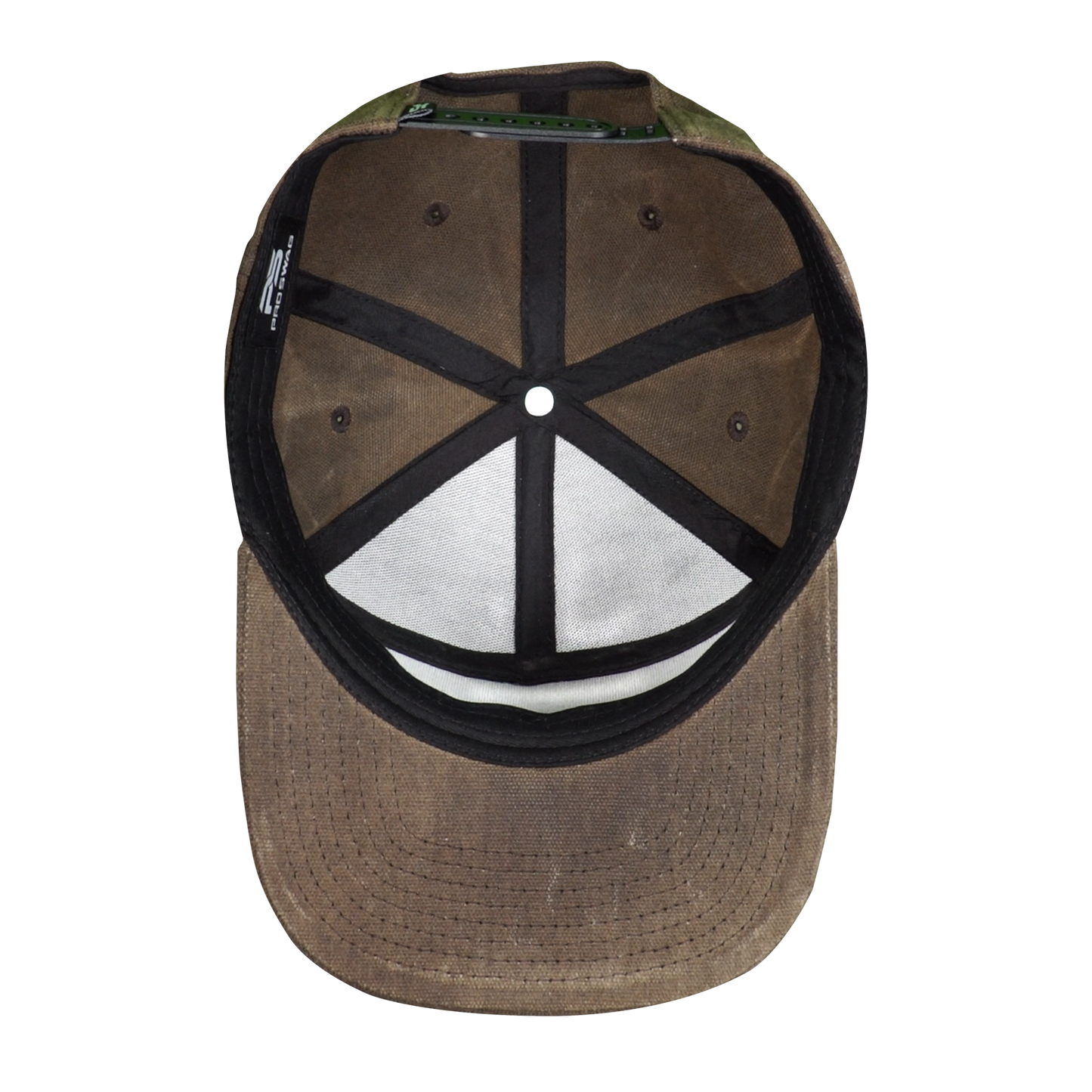Premium Wax Canvas 7-Panel Hat - Umber Brown
