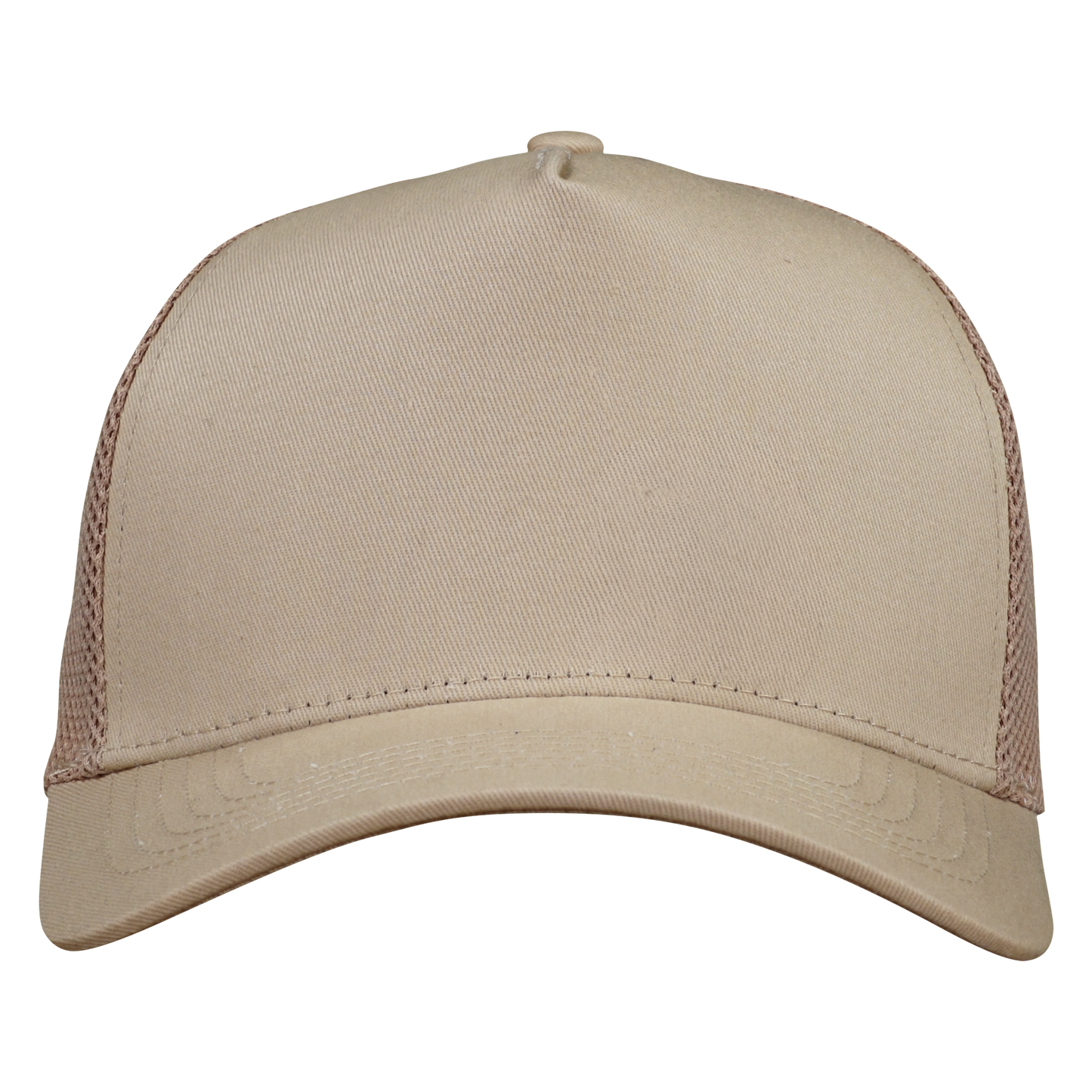 Structured 5-Panel Trucker Hat - Mesa Tan