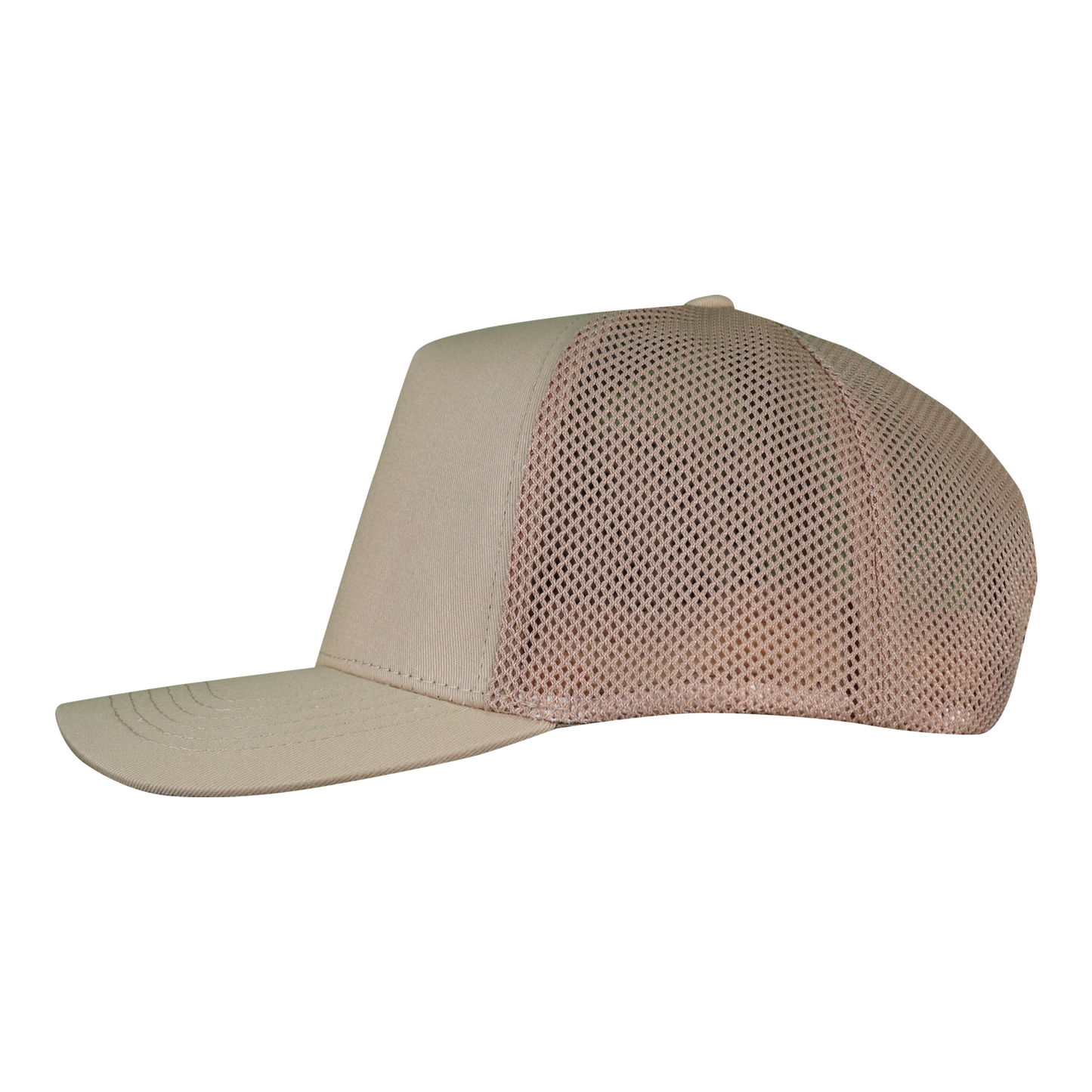 Structured 5-Panel Trucker Hat - Mesa Tan