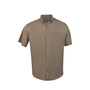 PS200 Short Sleeve Fishing Shirt - Canvas Brown