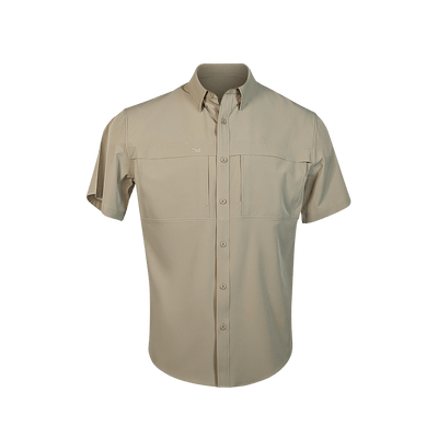 PS200 Short Sleeve Fishing Shirt - Sands Tan