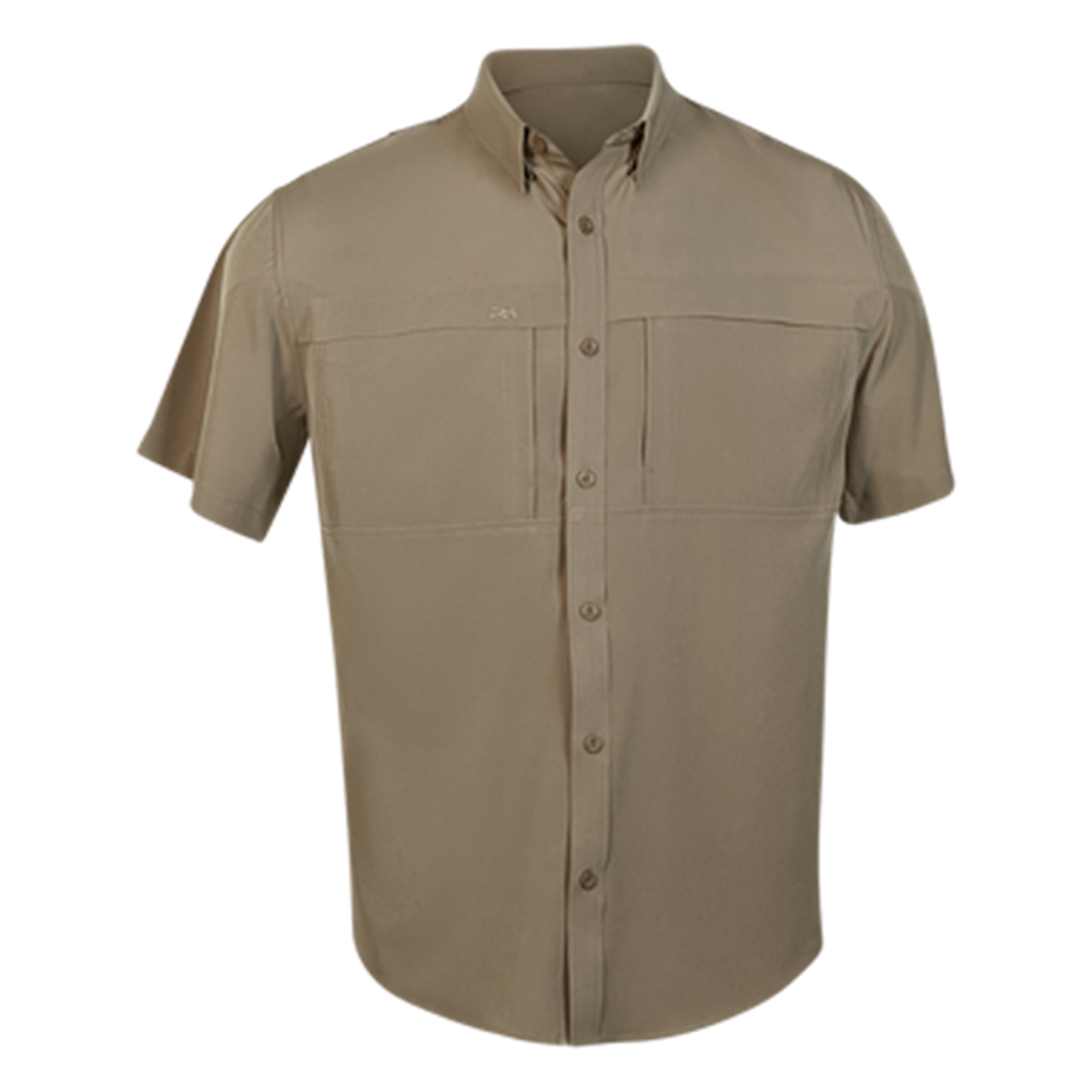 PS200 Short Sleeve Fishing Shirt - Canvas Brown