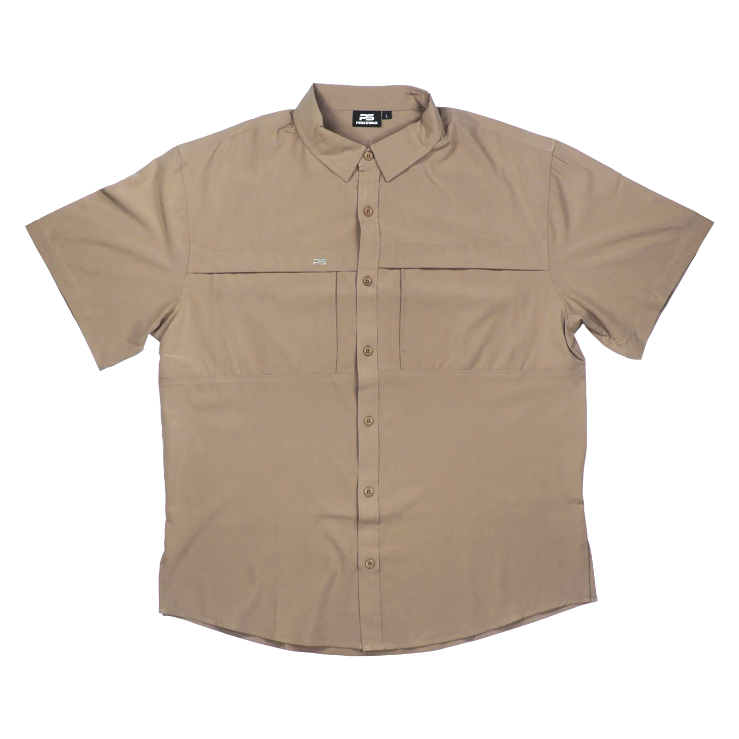 *Limited Stock* Pro Series Flex Short Sleeve Fishing Shirt - Canvas Brown